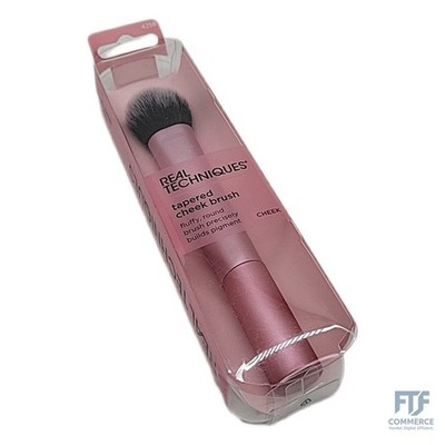 REAL TECHNIQUES Tapered Cheek Makeup Brush, For Blush, Highlighter, or Loose Pow