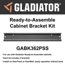 Gladiator Garageworks Gearbox Wall System Bracket Kit With Hardware GABK362PSS