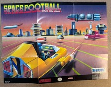 Super Nintendo Space Football Game Poster Only