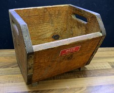 Vintage Holzkiste Stapelbar Industrie ca. 60 Jahre alt WILEX