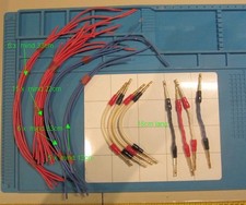 4x Isoda Lautsprecher-Kabelbrücken und Reste