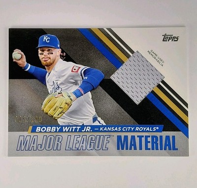 2024 Topps Update Bobby Witt Jr. Major League Material /199 Game Used #MLMU-BW 