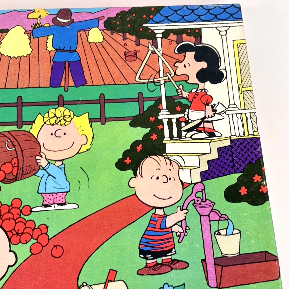 Rompecabezas Milton Bradley Peanuts Snoopy Farmer Brown 1978 Charlie Brown 250 piezas de colección Foto 4 de 4