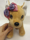 Plush Pet Set Purse w/ Dog Reversable Sparkle Sequins on the Side Silver & Red — photo 10