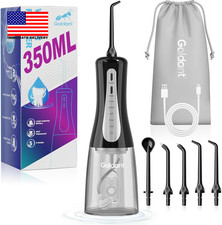 2026 New 350ML Water Dental Flosser Teeth Pick with Bag, 5 Modes Portable Cordle