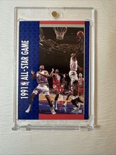 1991-92 Fleer  All-Star Game Michael Jordan, Magic Johnson, Charles Barkley #238