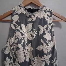 Robe De Soirée Erin Fetherston - Taille 8, Longueur Maxi, Sans Bretelles - Vert Florida Keys
