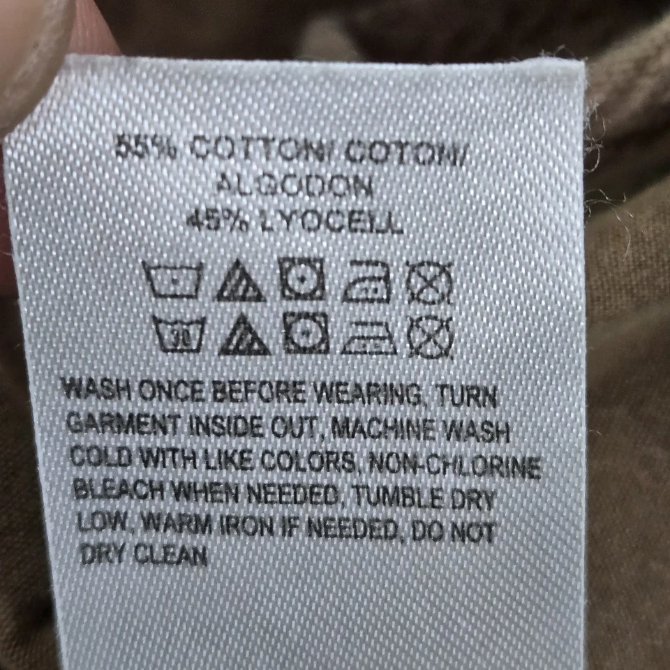 Lucky Brand Men Shorts 34 Brown Cargo Gorpcore Button 8" Inseam Outdoor Y2K - Image 4 of 4