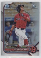 2022 Bowman Chrome Prospects Refractor 318/499 Eduardo Lopez #BCP-134 rt4