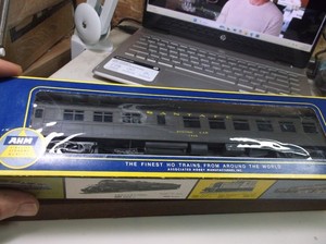 HO Dining Passenger Car . Santa Fe 1416 AHM Original Box