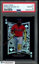2026 Topps All Kings #2 Ronald Acuna Jr Atlanta Braves SSP PSA 10 GEM MINT