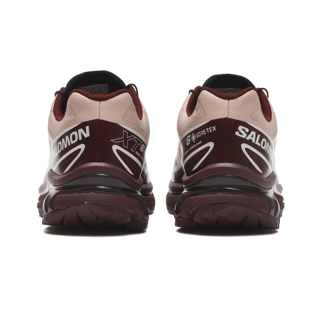 L47863700 SALOMON XT-6 GORE-TEX MAHOGANY ROSE TAWNY PORT BLACK