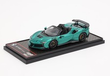 1:43 BBR Ferrari Sf90 Xx Spider Verde Gioiello Cerchi Carbonio BBRC286H Model