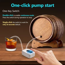 Portable Food Grade USB Electric Auto Siphon Self Priming Pump for Bottling Home