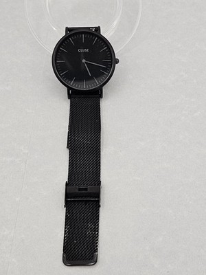 Cluse La Boheme Women's Quartz Watch Black Mesh Band   Black Case Stainless 