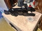 Vintage Haeger Pottery Black Panther 23" MINT