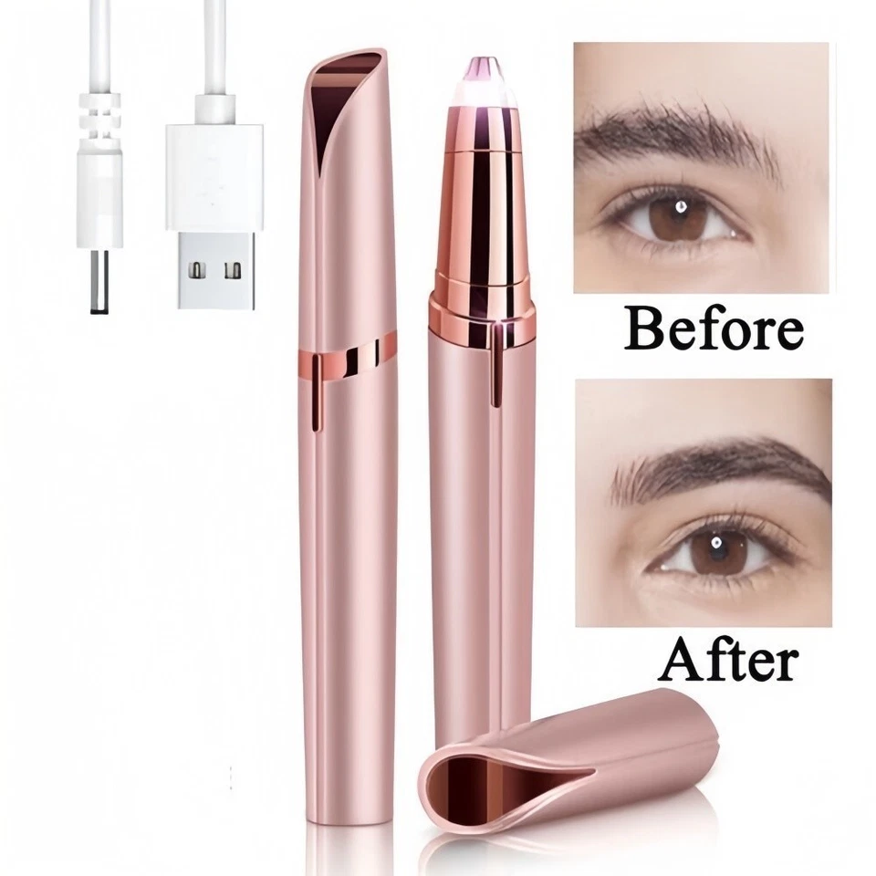 New Women's Flawless Brows Facial Hair Remover Electric Eyebrow Trimmer Epilator - Image 2 of 4