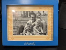 Papyrus Picture Frame Blue Fits 5x7 Pic