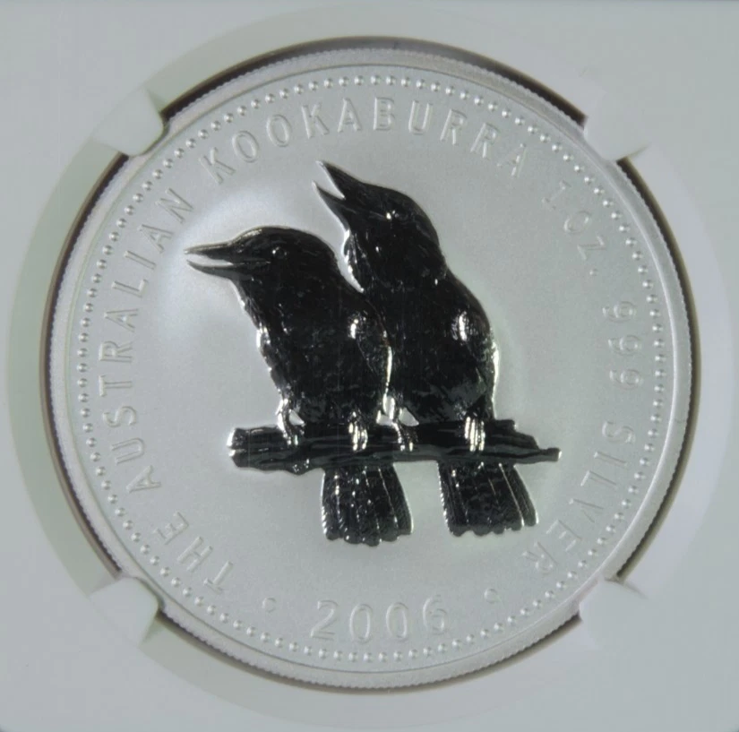 2006 Australia Kookaburra 1oz .999 Silver $1 Coin NGC MS69 - Image 3 of 4