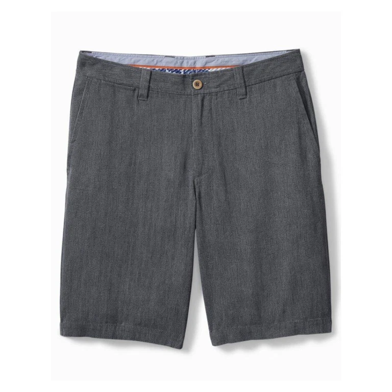 NWT Tommy Bahama Havana Herringbone 10.5-Inch Shorts Ink Silk Blend size 38