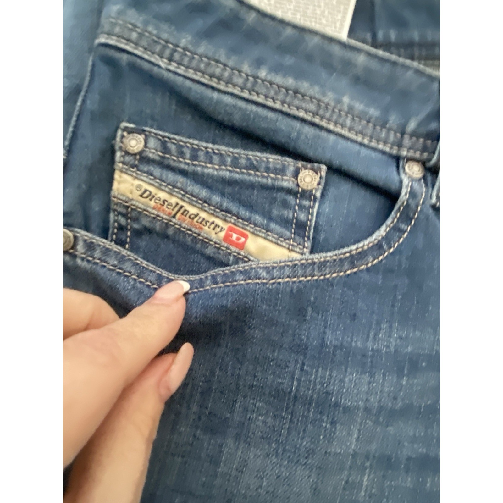 Men's Diesel Industry  Thavar- XP- Slim Skinny - 33 X 34 Jeans-New With Tags image 6