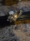 925 Sterling Silver Moonstone And Ruby Dragon  Ring Size 10.5 Designer SJ — photo 5