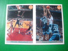 Dikembe Mutombo - Stacey Augmon 1992 Front Row Promo card #16 & 47 - Georgetown