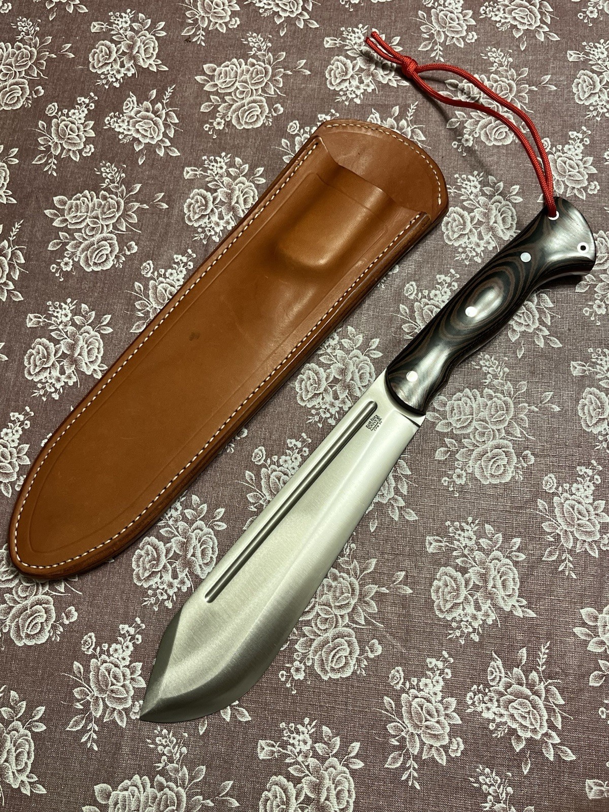 Bark River JX5 Vengeful CPM-3V, Original Leather Sheath, Near Mint
