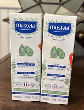 2X Mustela Baby Cradle Cap Cream Newborn safe Natural Avocado 1.35oz., exp 03/27