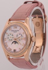 2010 PAPERS Patek Philippe Annual Calendar DIAMOND MOP 18K Gold 37mm 4936R BOX 3