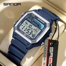 Watch LED Digital Sport Electronic Watch for Men Multifunction Alarm