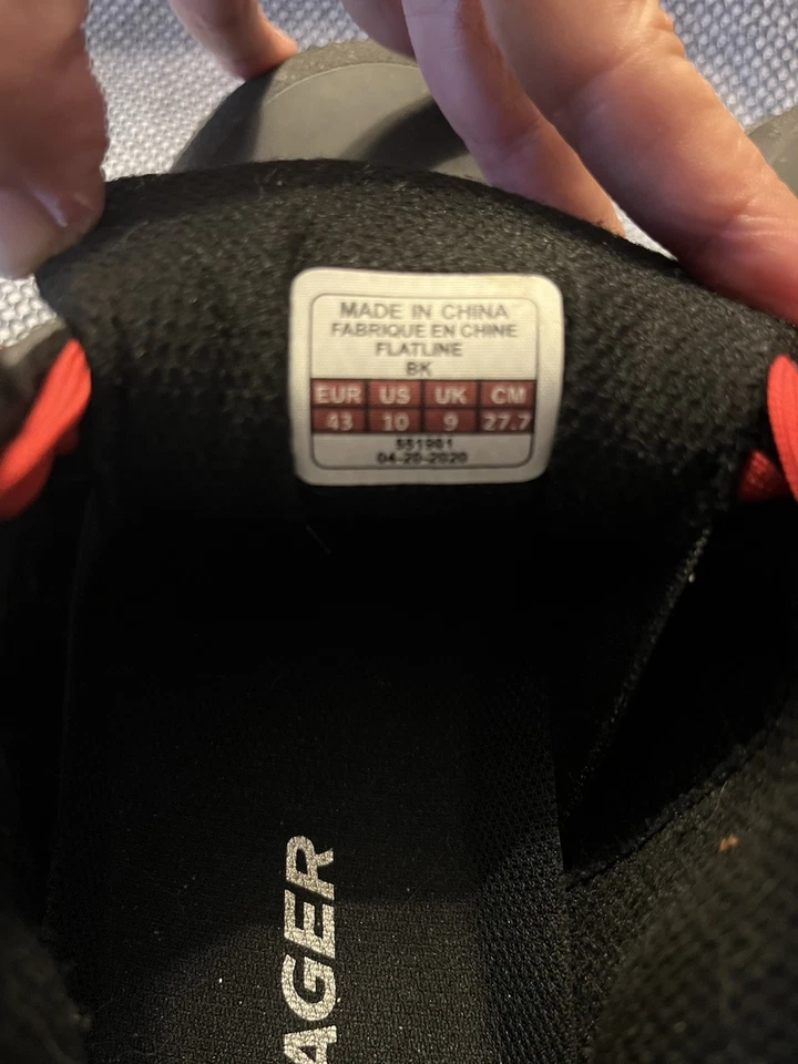 Sapato de Equitação Bontrager Flatline Mountain Bike Masculino Tamanho 10 - Imagem 4 de 4