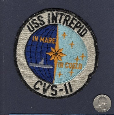 CVS-11 USS INTREPID US NAVY Antisubmarine Carrier Squadron Aufnäher