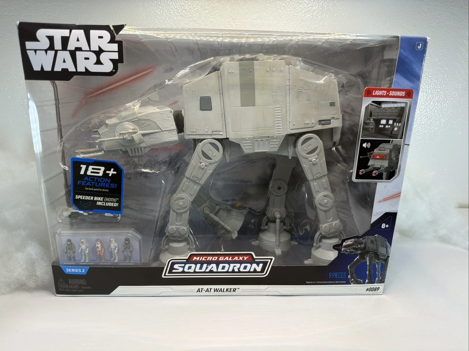 Figura de acción Star Wars Micro Galaxy Squadron AT-AT Walker SERIE 2 nueva #0089 Foto 2 de 4