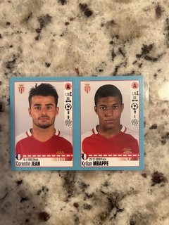 ROOKIE STICKER KYLIAN MBAPPE AS MONACO PANINI FOOT 2016 2017 #505