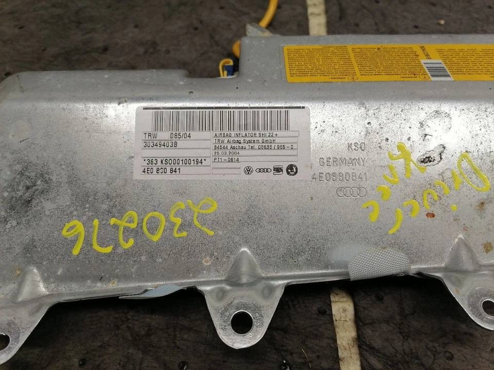 Driver Left Air Bag Front Driver Knee Fits 03-10 AUDI A8 1151568 Foto 4 de 4