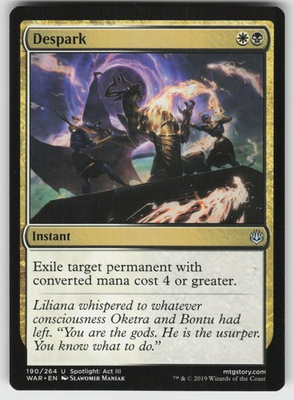 #ad Despark War of the Spark 190 U NM MTG $2.49