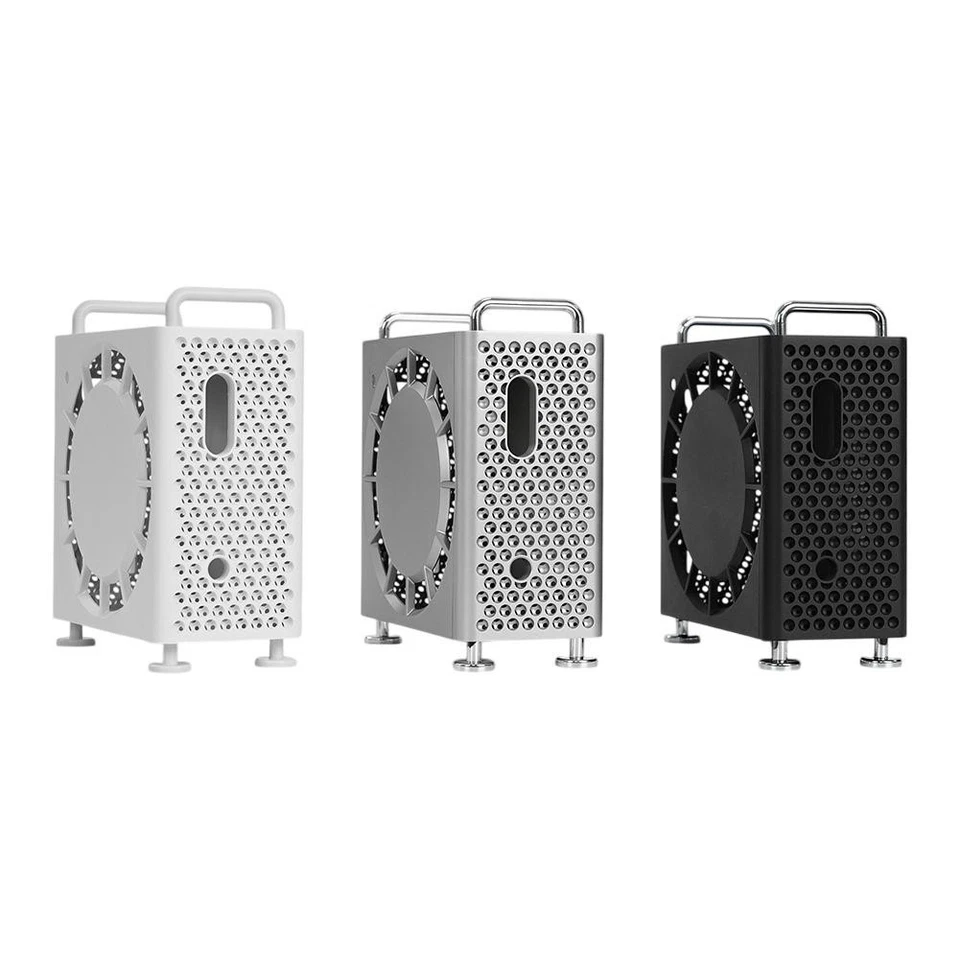 Compact ABS Cooling Stand for Mac Mini M4/M4Pro Ideal for Home and Office Use - Image 3 of 4