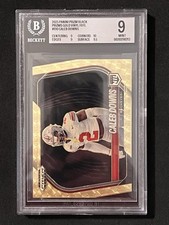 CALEB DOWNS 2025 Prizm Black FOTL Gold Vinyl ...