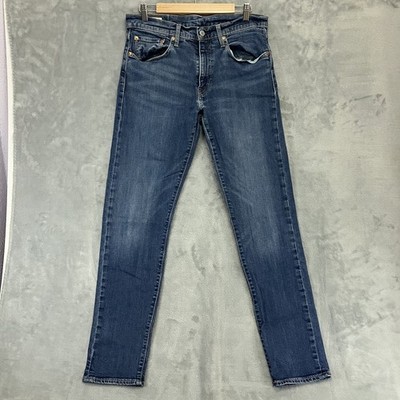 Levi's 512 Slim Taper Jeans W31 L34 Blue Stretch