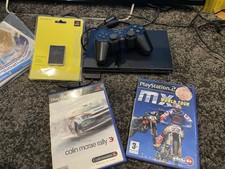 Playstation 2 Slim Console Bundle With 2 Games