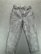 Universal Thread Vintage Straight Jeans Womens 4/27R Gray High Rise Minimalist