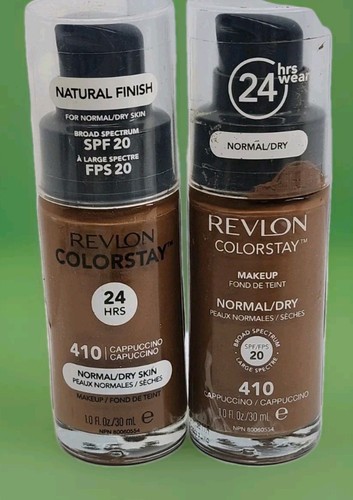 Revlon ColorStay 24Hrs Normal/Dry natural Foundation 410 Cappuccino 2pc Read - Picture 1 of 1
