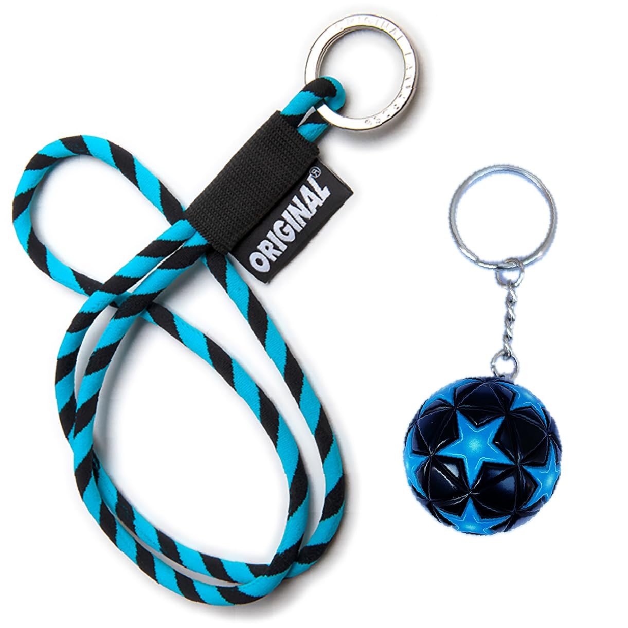 OLLIE TRICK Kit PORTACHIAVI palla LANYARD Cordino collo squadre calcio (h2b)