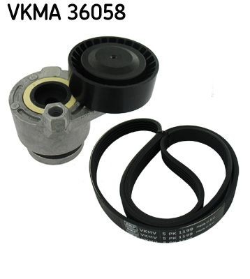 SKF Keilrippenriemensatz Vkma 36058 FüR Renault-image