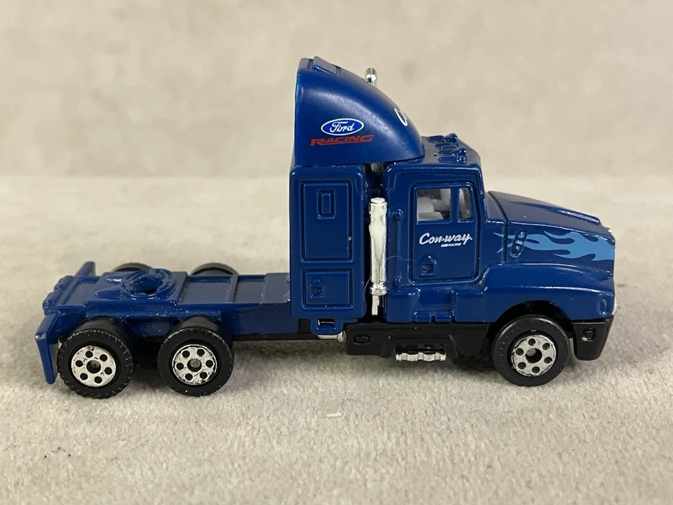 Fundición a presión Welly FTY. Semirremolque Ford #6 de carreras de carga con/vía limitada solamente  Foto 4 de 4