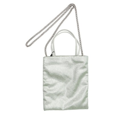 Zara, Umhängetasche, Damen, Silber, Sonstiges, 18, 1, 20 cm #Etq