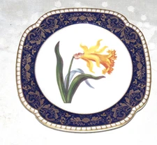 Spode The Cabinet Collection Melford Daffodil 8.3/4 in Plate - Excellent