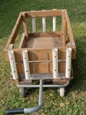 Homemade Utility Cart Built to last! Great for gardening, hauling, fishing, etc!