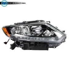 For Nissan Rogue S SV SL 2014 15 16 Right Side Halogen Headlight Headlamp W/DRL